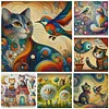 (Multi-Style) Cat Bird Lamb-11CT Stamped Cross Stitch 40*40cm/15.75*15.75in tapestrymarket