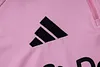 Joyfball 2025/2026 Inter Miami Half-Pull Training Suit Pink Football Shirt 1:1 Thai Quality