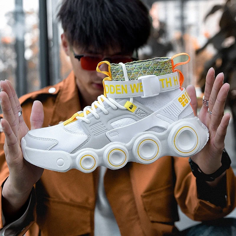 New Fashion Men Sports Running Shoes Basketball Shoes Casual Sneakers Breathable Comfortable Non-slip Shoes Kроксы Mужские