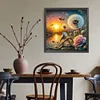 Diamond Painting-DIY Full Round Drill Rose Dandelion (40*40CM)