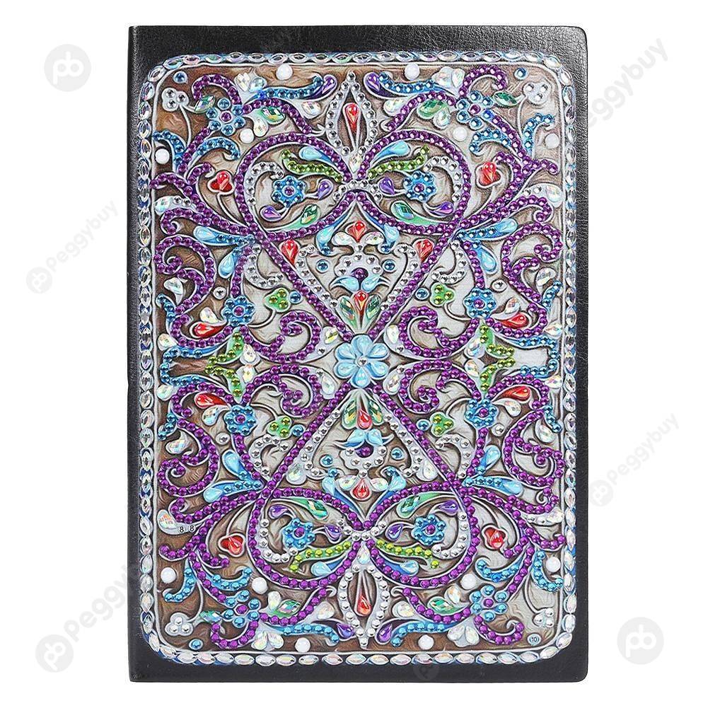 

Mandala-DIY Creative Diamond 50 Pages A5 Notebook, 501 Original