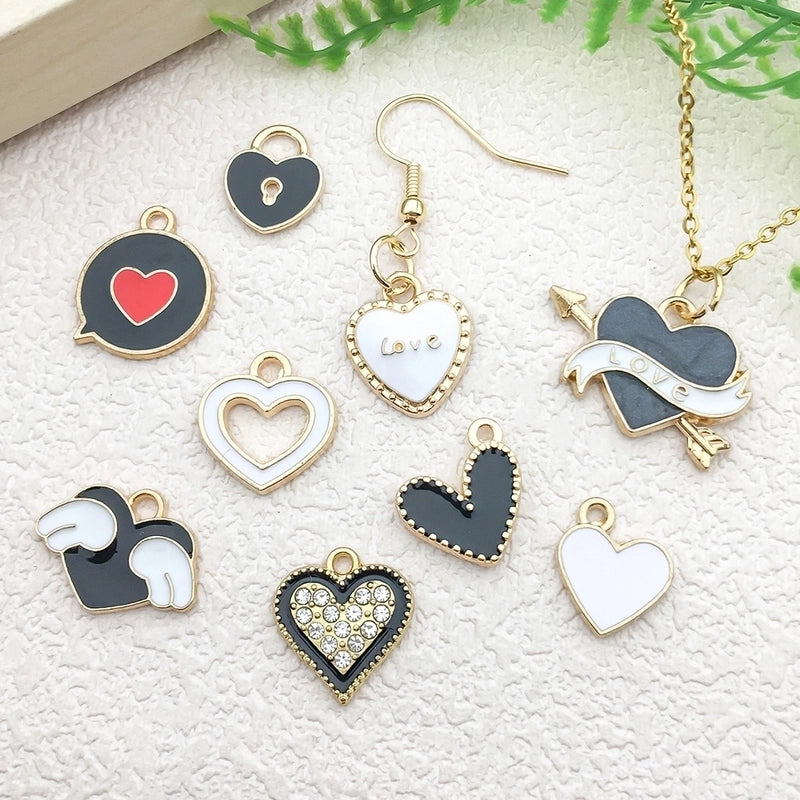 1 Piece 11*13mm 14 * 15mm 4*16mm Alloy Heart Shape Jewelry Accessories Pendant