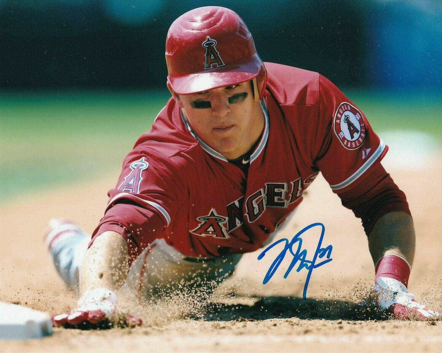 Mike Trout Autographed Signed 8x10 Photo Poster painting ( Angels ) REPRINT ,,