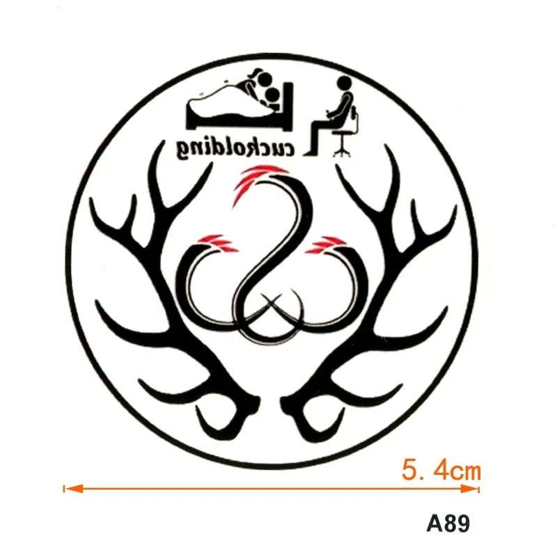 Sexy Wife Temporary Tattoos For Kids Waterproof Temporary Tattoos Henna Black Body Tattoo Stickers Scar Tattoo Men Fake Tato