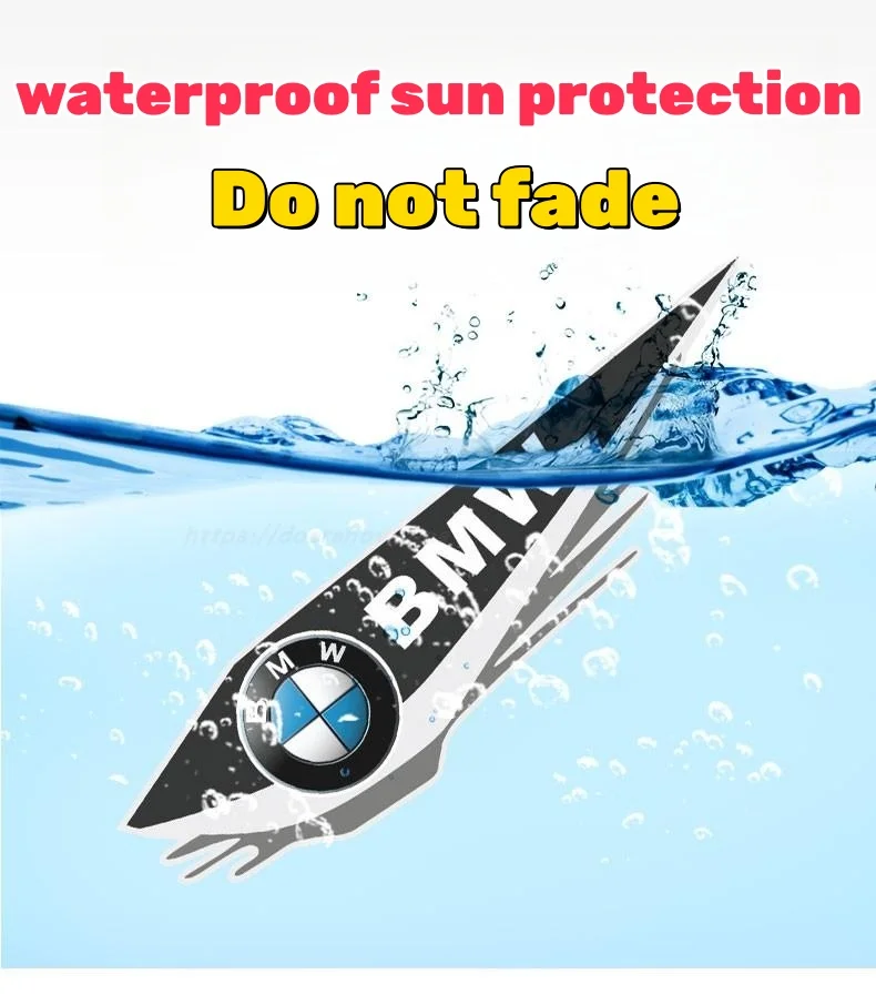 Car logo 3D three-dimensional scratch blocking decorative sticker