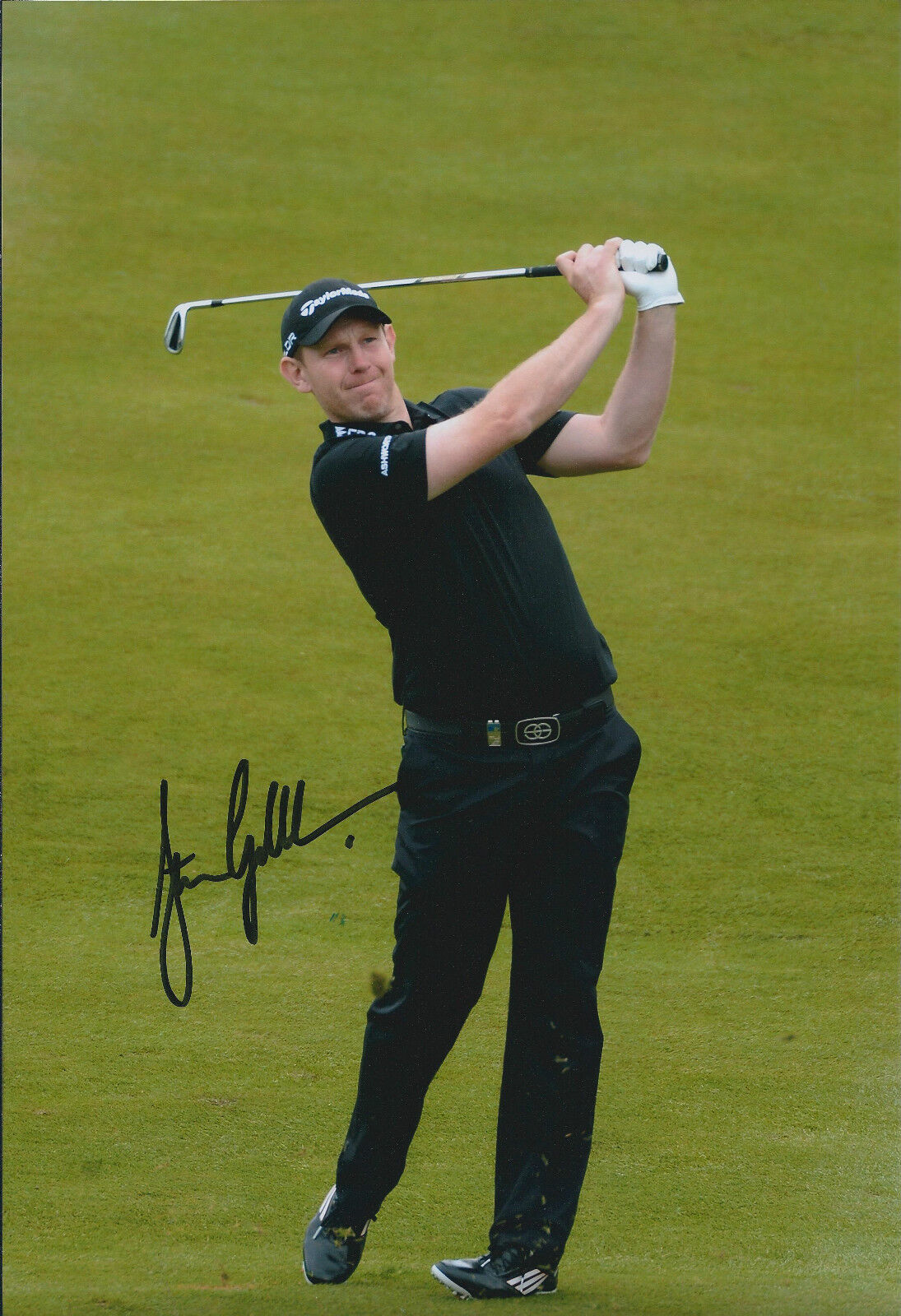 Stephen GALLACHER SIGNED Autograph 12x8 Photo Poster painting AFTAL COA Alstrom French Open Golf