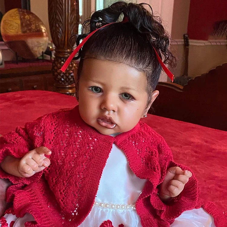 20" African American Realistic Reborn Toddler Baby Dolls Girl Named Rachael Rebornartdoll® RSAW-Rebornartdoll®