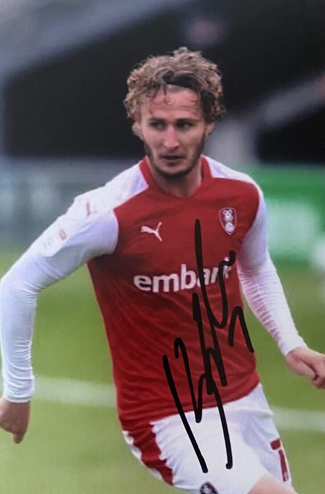 Kieran Sadlier Genuine Hand Signed Rotherham United 6X4 Photo Poster painting 2