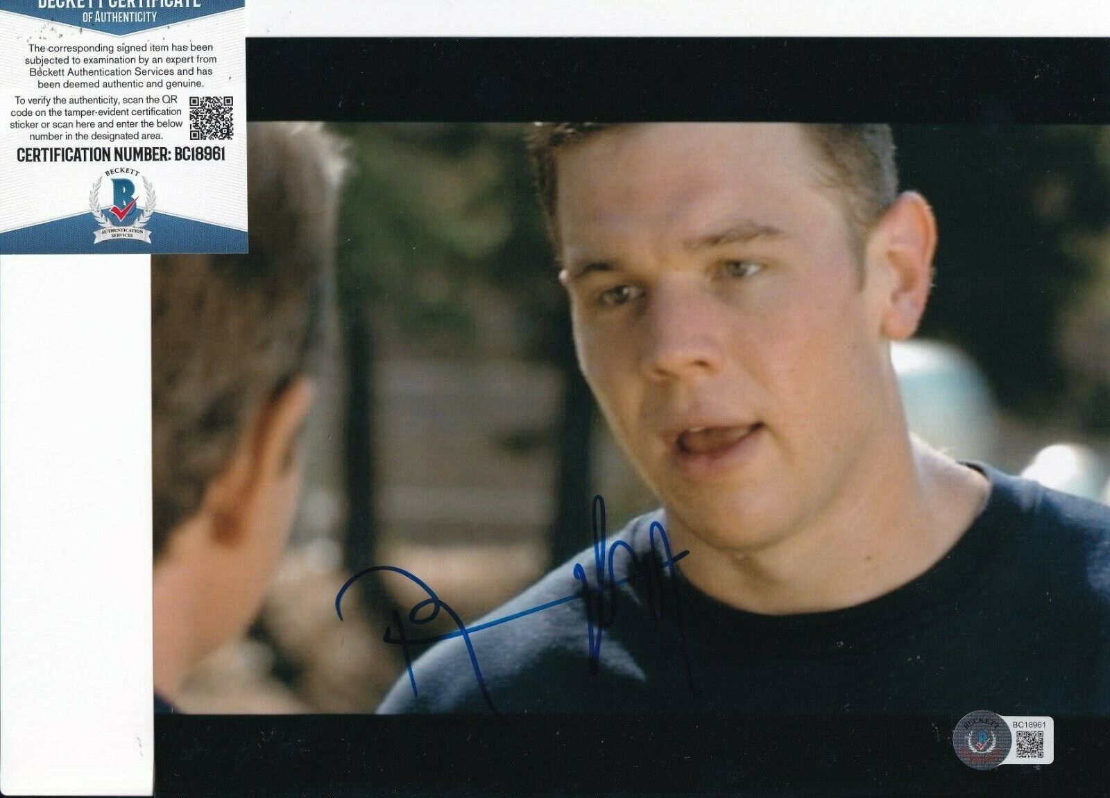 RYAN HURST signed (REMEMBER THE TITANS) Gerry Move 8X10 BECKETT BAS BC18961