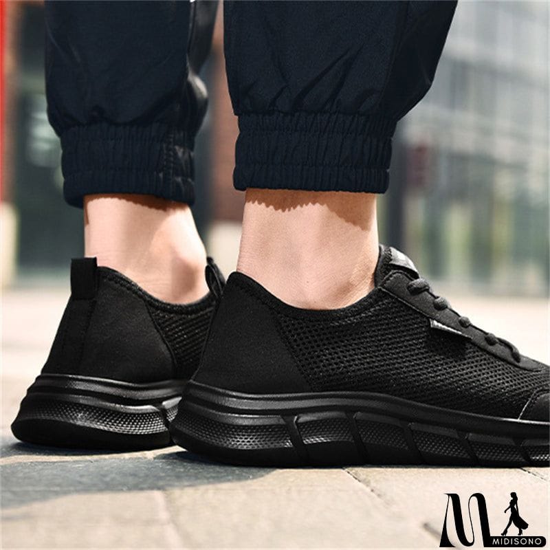 MidiSono - Large Size Cozy Modern Running Sports Sneaker for Men