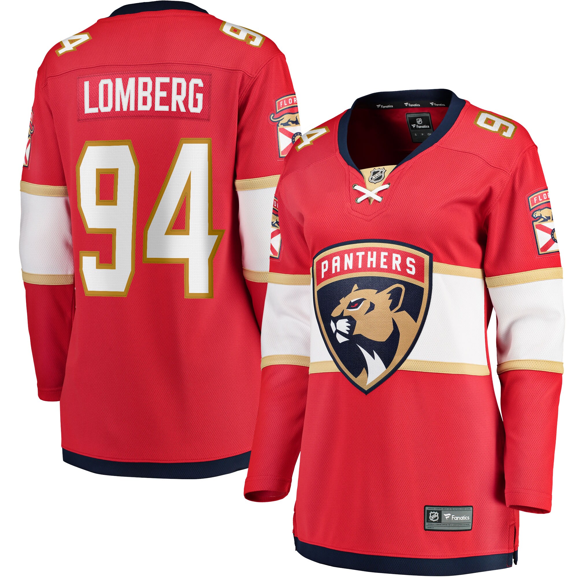 Ryan Lomberg Florida Panthers Fanatics Women’s Home Breakaway   Jersey – Red mysite