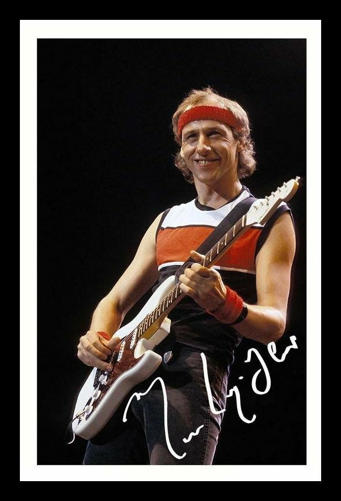 Mark Knopfler - Dire Straits Autograph Signed & Framed Photo Poster painting