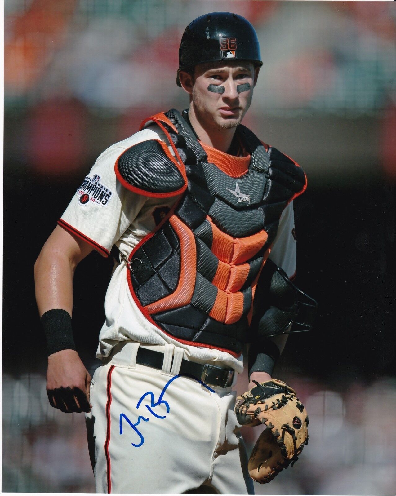 TREVOR BROWN SAN FRANCISCO GIANTS ACTION SIGNED 8x10