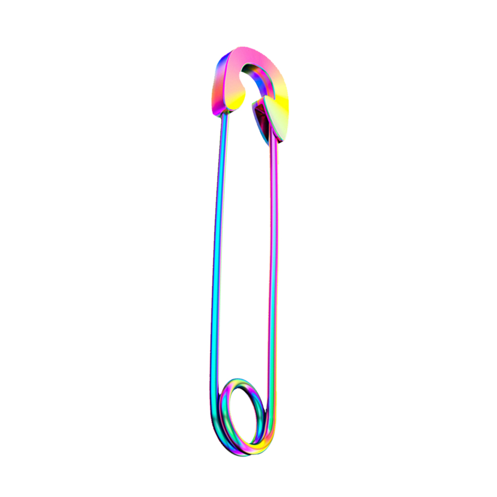 

Simple Paper Clip Ear Studs Punk Unisex Earrings Hip Hop Eardrop Jewelry, Multicolor, 501 Original