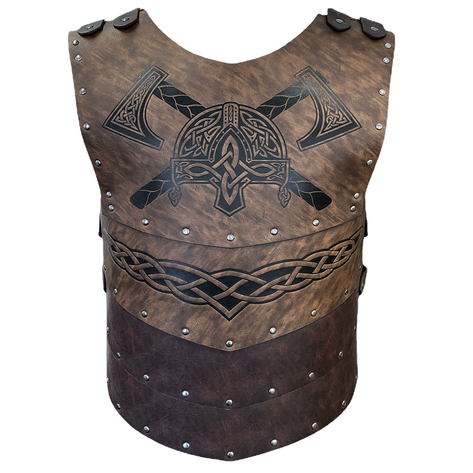 Viking Style PU Leather Half Leather Armor