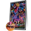 (40*60cm)Disneyland Fireworks - Round Partial AB Drill Diamond Painting