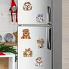 (US Local)6Pcs Acrylic Flower Dog Diamond Painting Refrigerator Magnet Craft Kit