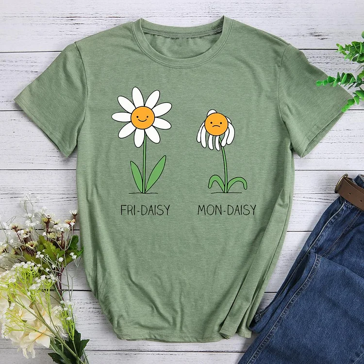 LIfe of Daisy  Round Neck T-shirt