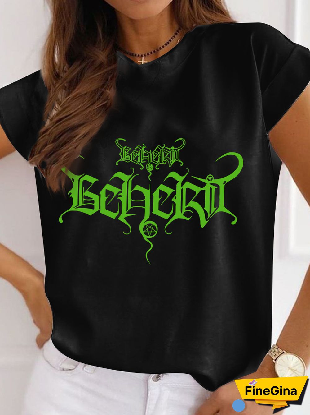 Gothic T-shirt For Women Streetwear Funny Print Hip Hop Short Sleeve T Shirt Harajuku Priority Money Printed Polyester Top Black