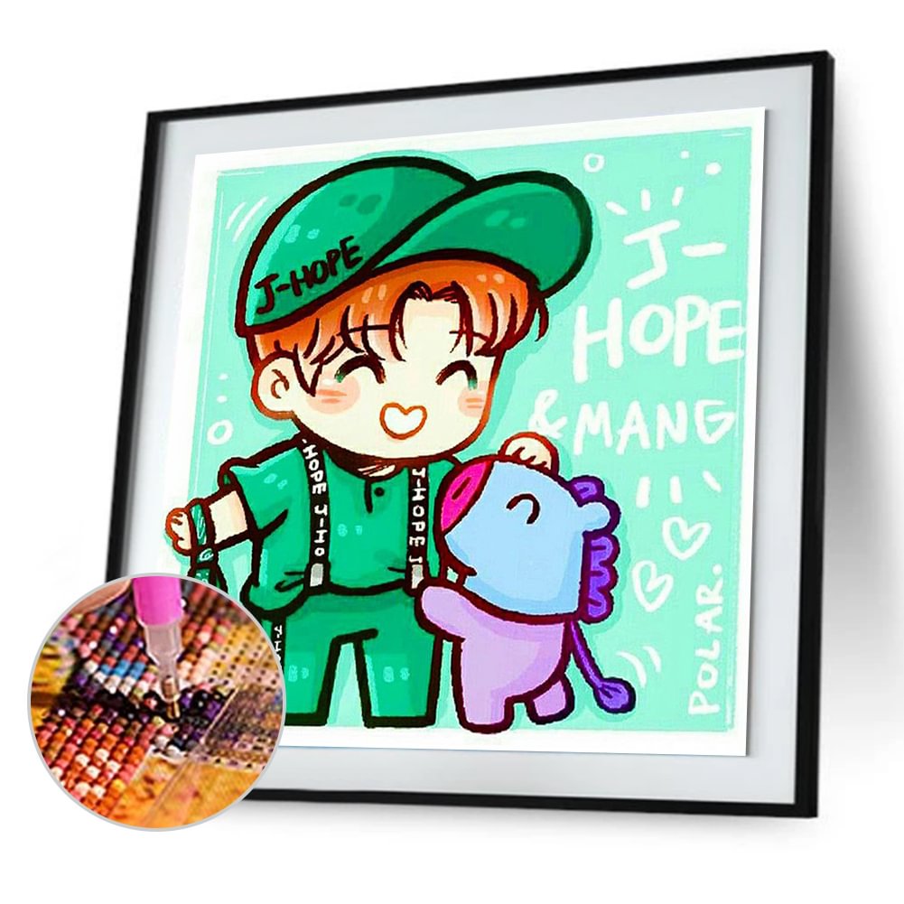 Full Round Diamond Painting BTS Boy