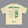 Self Care Print Short Sleeve T-Shirt