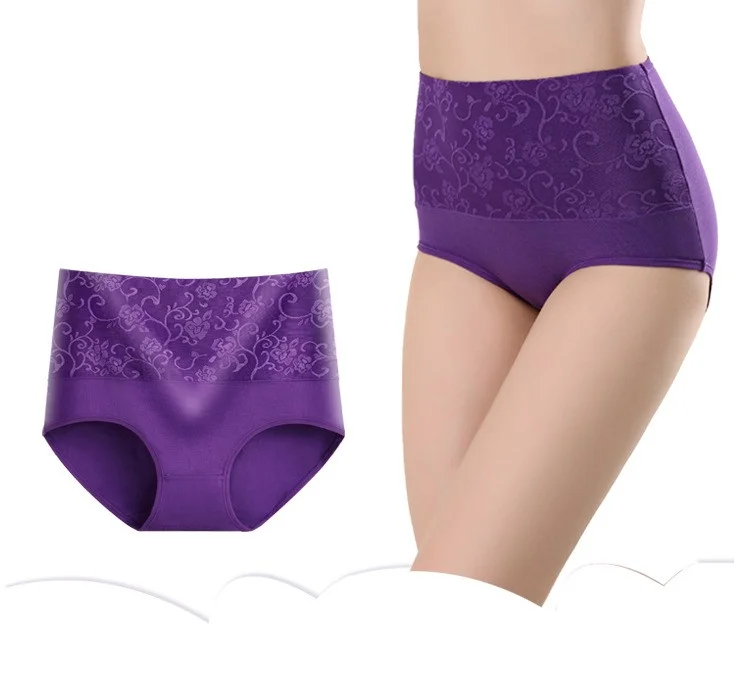 🔥Women's high-waisted panties cotton panties tummy sexy panties