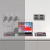 International Electric 20W Fast Charging USB Socket Switch Panel 86 Type Mobile Phone Charging Type-c Home With Retractable Wire