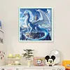 Dragon-11CT/14CT Stamped Cross Stitch 45*45cm tapestrymarket