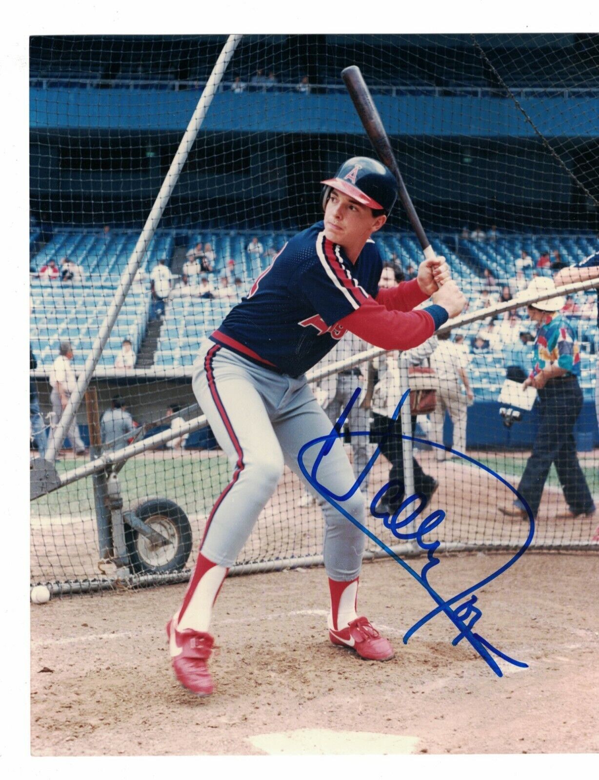 Wally Joyner California Angels Signed 8x10 Baseball Photo Poster painting W/Our COA LML77