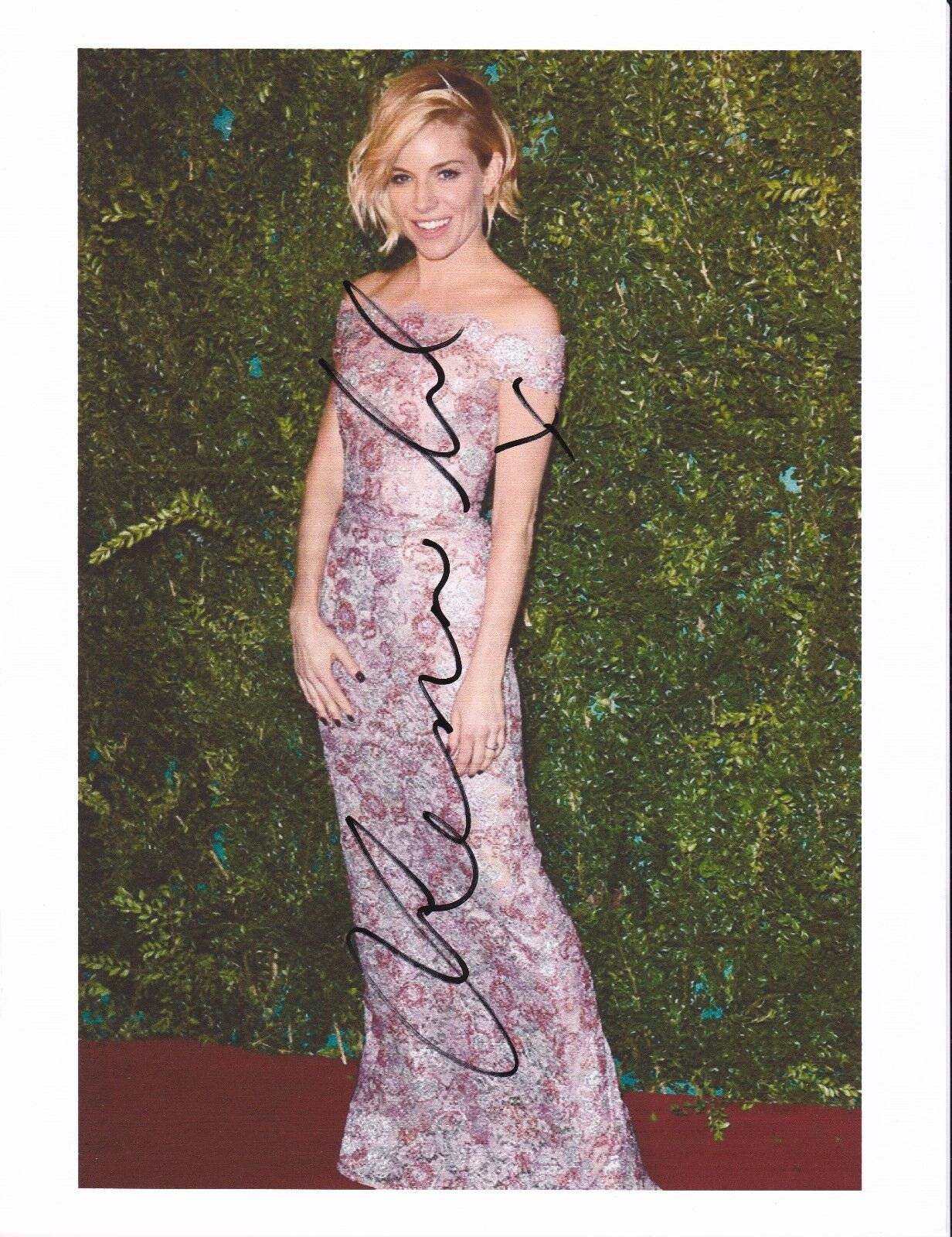 Sienna Miller Autographed 8x10 Photo Poster painting