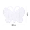Dessin animé diamant peinture perceuse boîte de perle étui de rangement bricolage étui transparent (papillon)