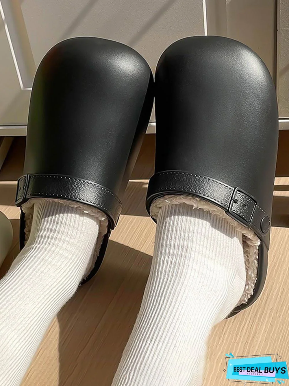 Waterproof Casual Winter Warm Lined Eva Sandals