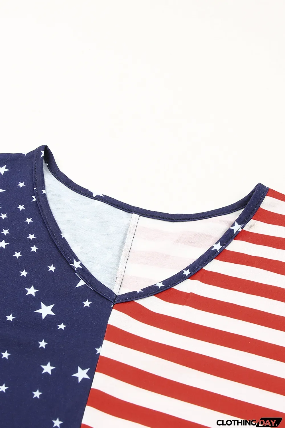 July 4th Stars and Stripes USA Flag Tee