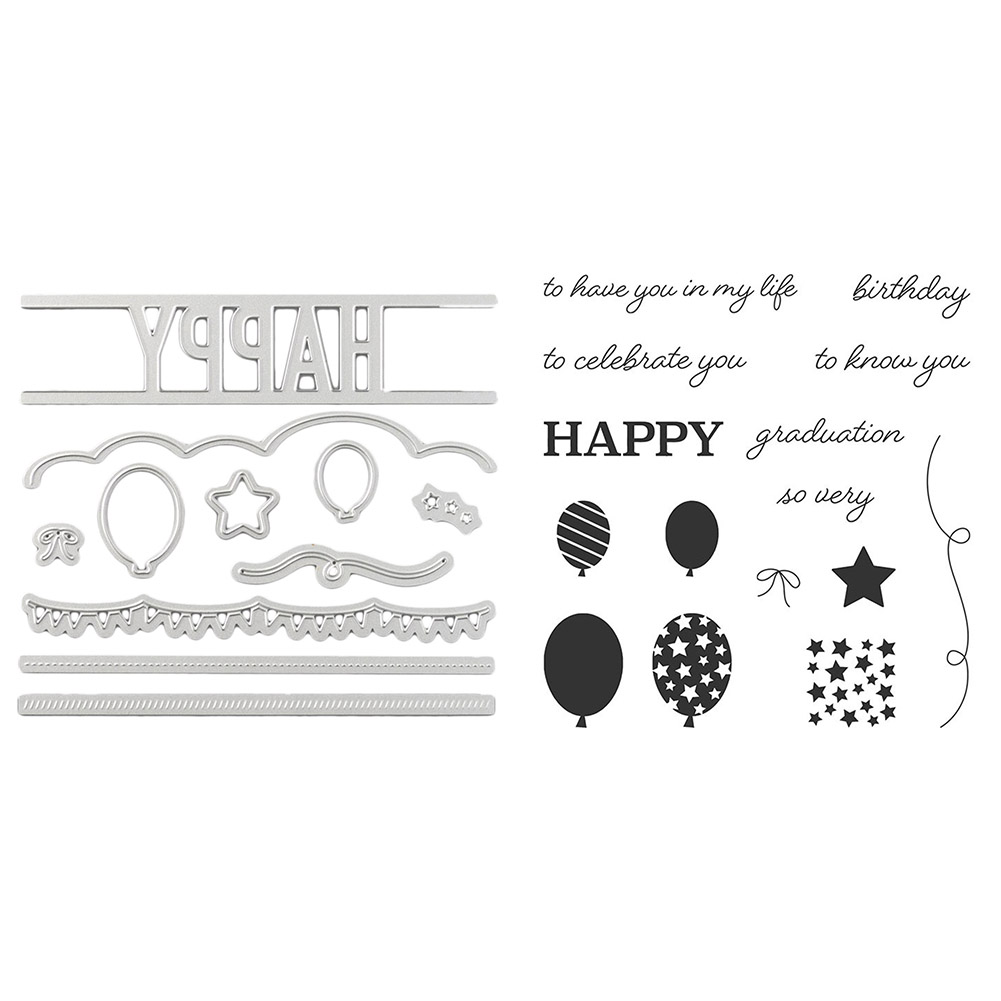 

Balloon (Cutting Die+Seal) - Paper Craft Cutting Dies, 501 Original