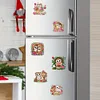 (US Local)6Pcs Acrylic  Owls Diamond Painting Fridge Magnet for Fridge Whiteboard