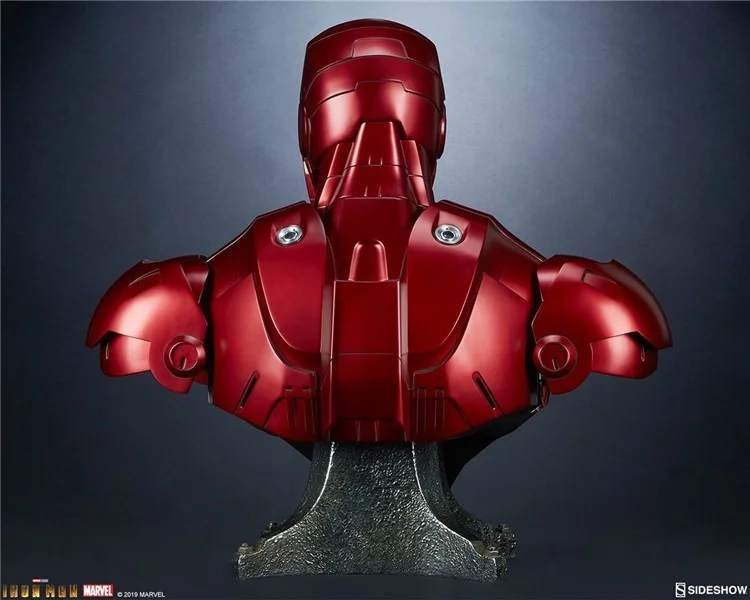 IN STOCK】Sideshow Marvel Life Size Bust Iron Man Mark III GK/Statue