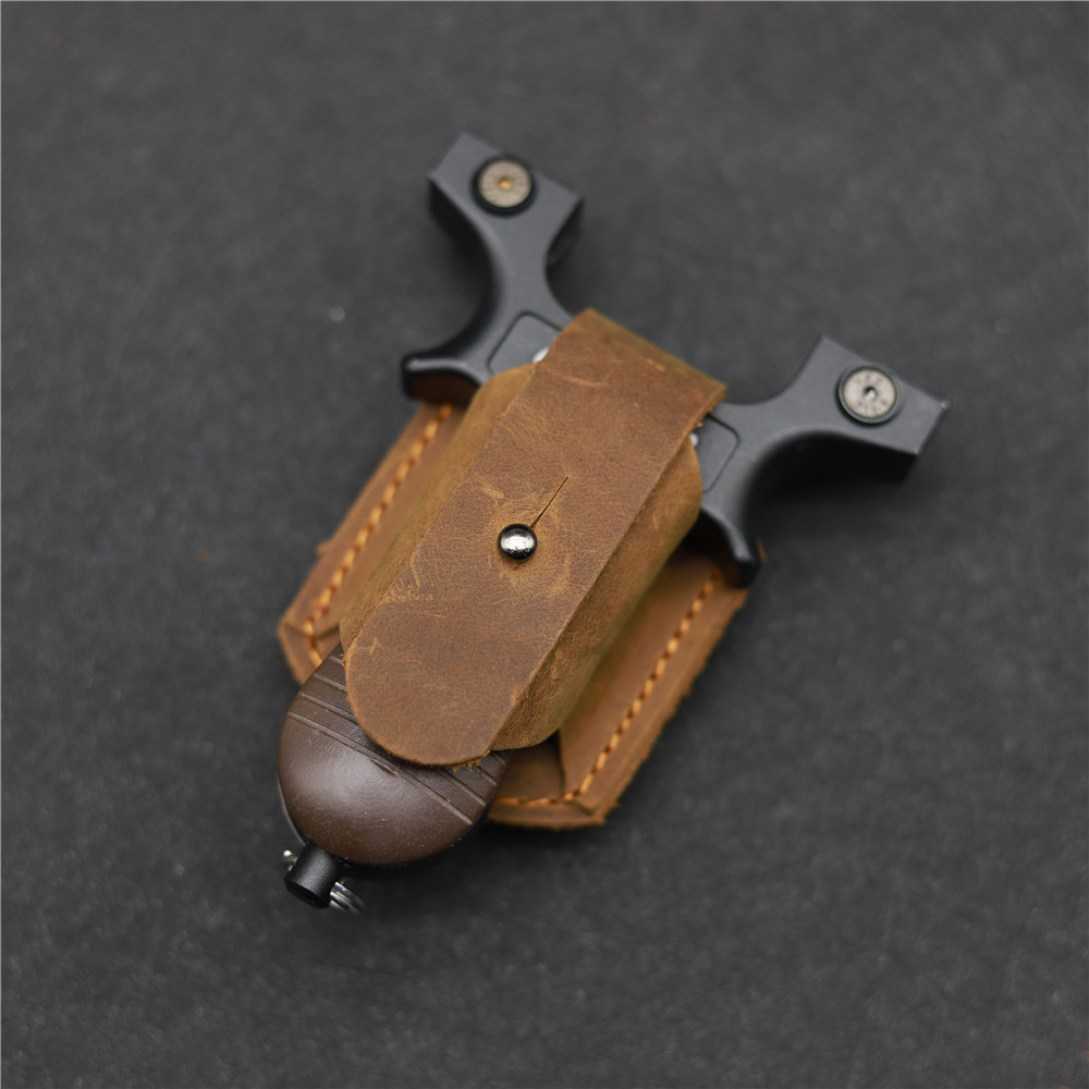 Well Made Leather Slingshot Carry Pouch