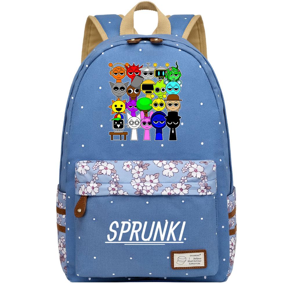 Mayoulove Sprunki Backpack Large Capacity Durable Design for School and Outdoor Activities-Mayoulove