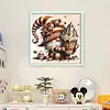 Coffee Gnome-14CT Stamped Cross Stitch 40*40cm/15.75*15.75in tapestrymarket