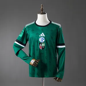 2025/2026 Schalke 04 Commemorative Edition - Green Long-Sleeve Jersey