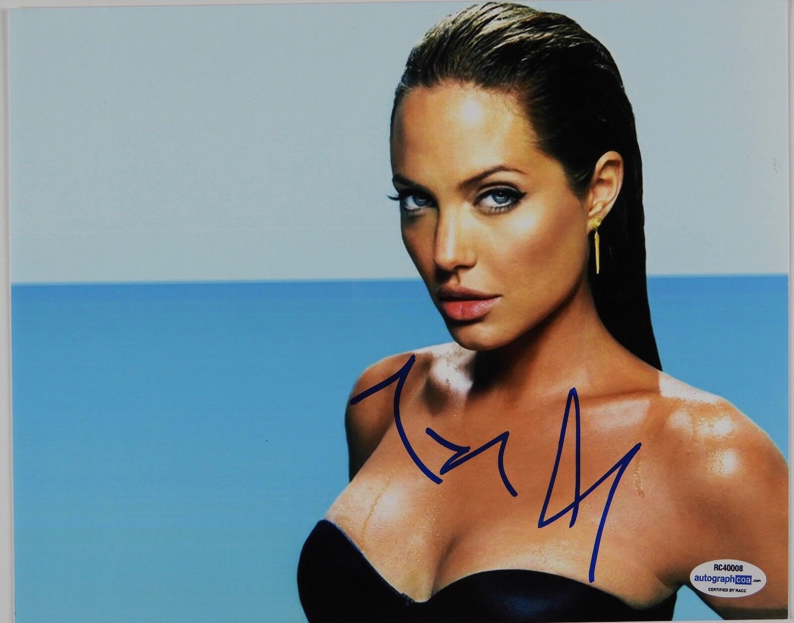 Angelina Jolie Autograph Signed Photo Poster painting 8 x 10 COA from ACOA