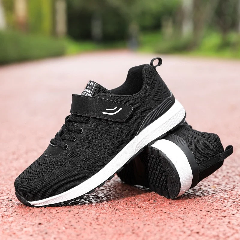 QZHSMY Sneakers Men Breathable Lightweight Run Walking Casual Shoes Women Sneakers Summer 2022 Fashion Velcro Zapatillas Hombre