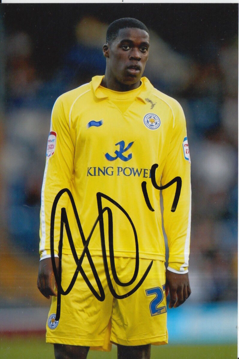 LEICESTER CITY HAND SIGNED JEFFREY SCHLUPP 6X4 Photo Poster painting 1.