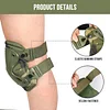 BAIGIO Taktisch Knieschoner Ellenbogenschützer Militär Protektoren Set Knieschützer für CS Paintball Jagd Airsoft
