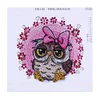 Cute Owl  | Crystal Rhinestone  | Full Round Diamond Painting Kits