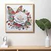 Diamond Painting-DIY Crystal Rhinestone Butterfly and Rose