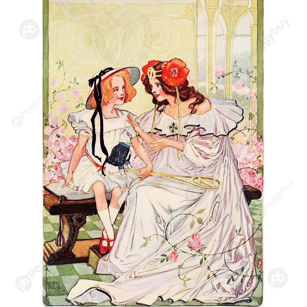 

1000pcs Mother and Daughter DIY Jigsaw Puzzle Painting Picture Decoration, 501 Original