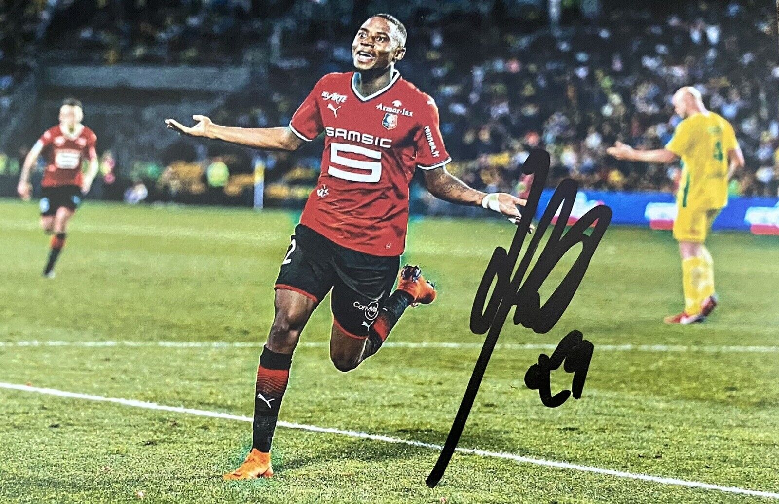 James Lea Siliki Genuine Hand Signed Rennes 6X4 Photo Poster painting