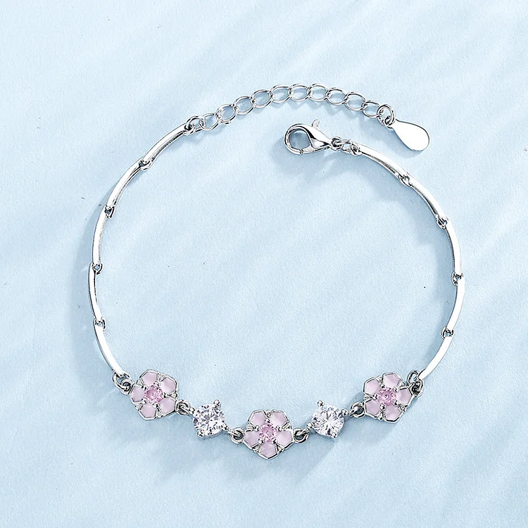Fresh Cherry Blossom Bracelet