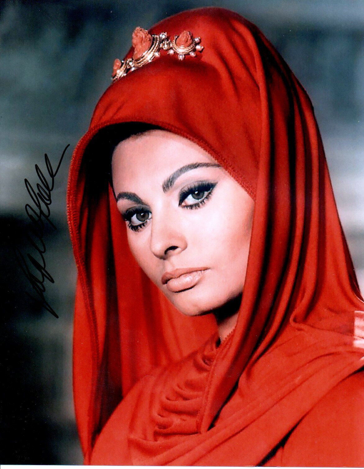 Sophia Loren Film Actress Signed Photo Poster painting 10 x 8